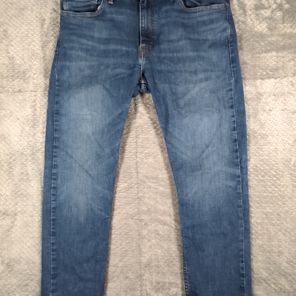 Men's Levi's 512 Slim Taper Stretch Blue Jeans, Size 38x30